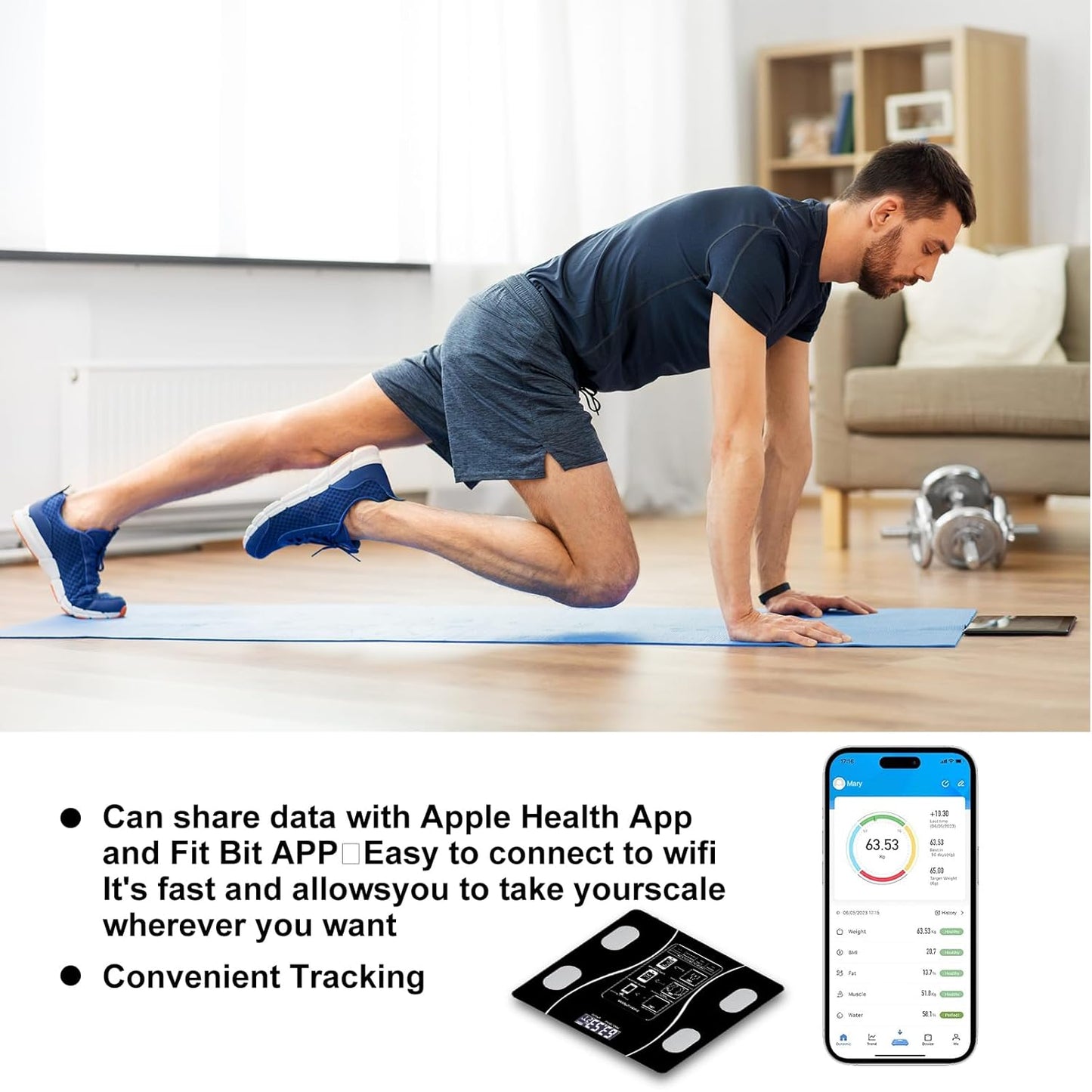 Smart Intelligent Digital Body Scale