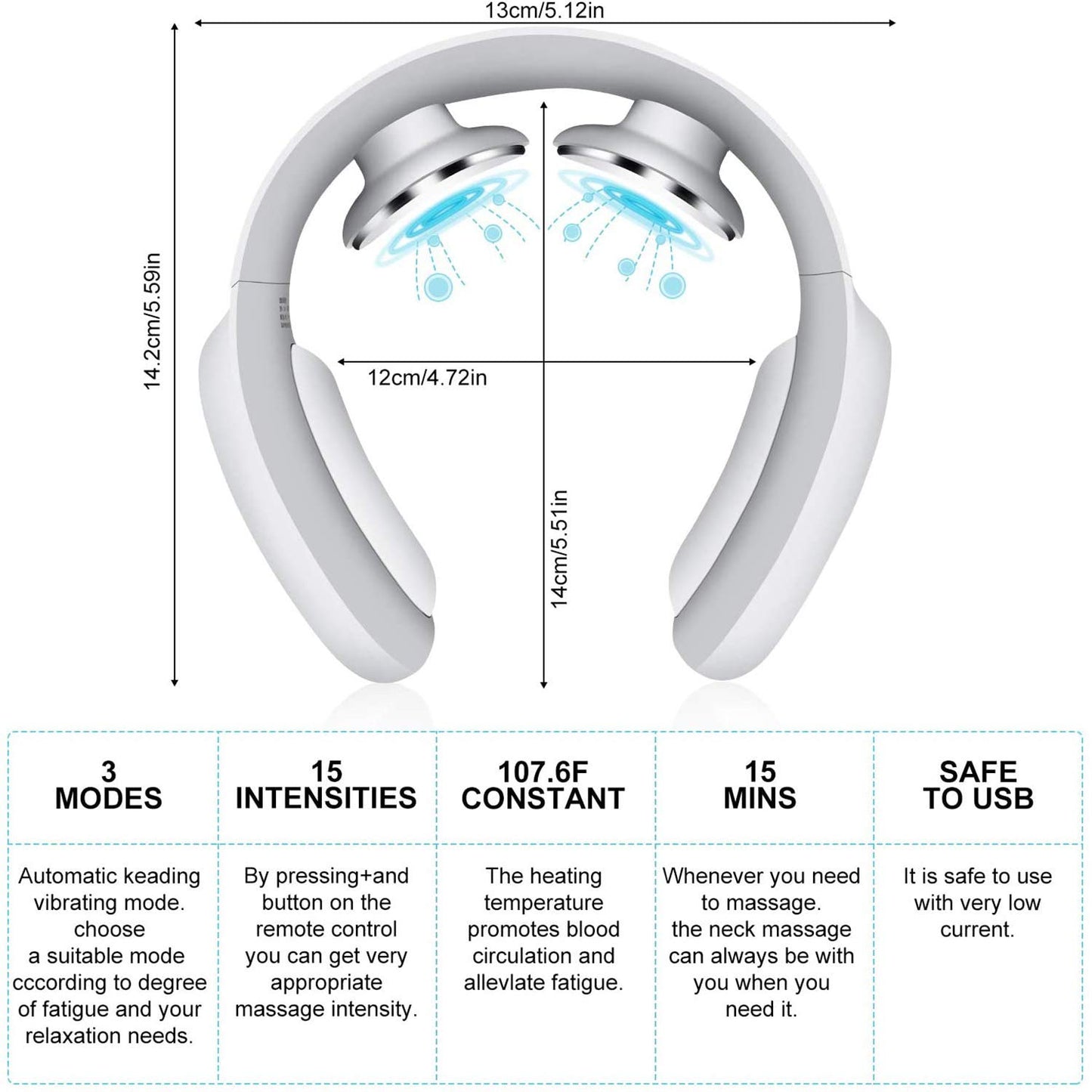 ThermaPulse™ Neck Massager